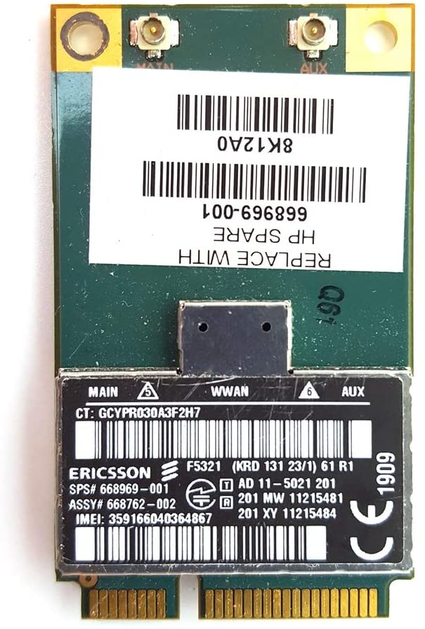 HS2340 668969-001 3G HSPA + WI-FI Card for HP EliteBook 2570p 8470W 8570P HS2340 668969-001 3G HSPA + WI-FI Card for HP EliteBook 2570p 8470W 8570P